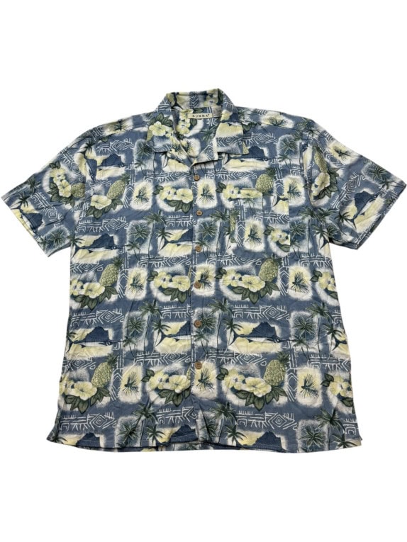 SUMMA ΠΟΥΚΑΜΙΣΟ HAWAIIAN PRINT ΠΟΛΥΧΡΩΜΟ ΑΝΤΡΙΚΟ PRE OWNED L