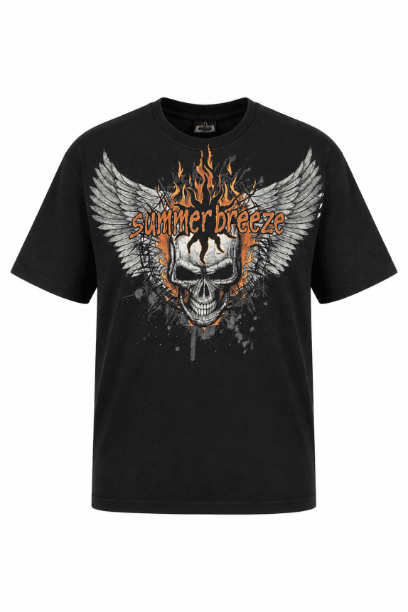 SUMMER BREEZE GRAPHIC TEE ΜΑΥΡΟ ΑΝΤΡΙΚΟ PRE OWNED XL