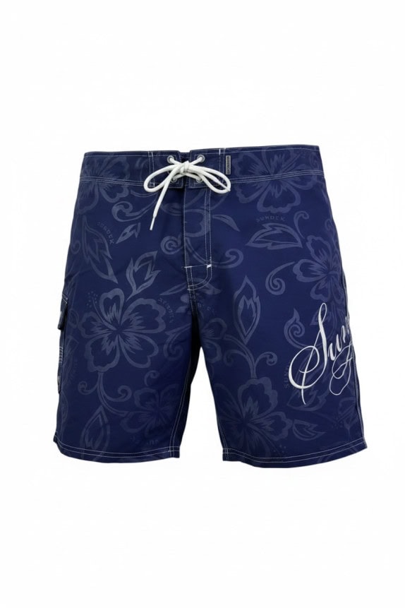 SUNDEK ΜΑΓΙΟ ΣΟΡΤΣ FLORAL NAVY ΑΝΤΡΙΚΟ PRE OWNED XXL
