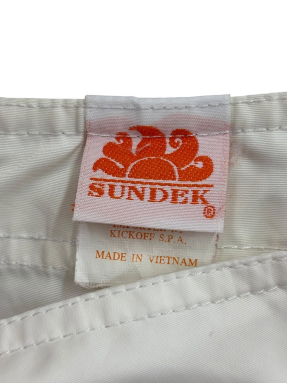 SUNDEK SWIM SHORTS MINIMAL OFF WHITE MENS PRE OWNED XL