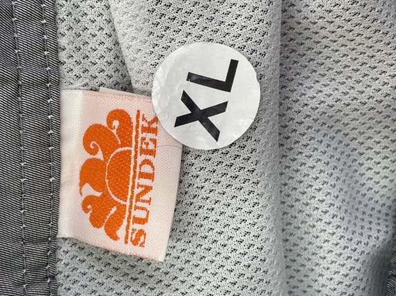 SUNDEK SWIM SHORTS MINIMAL STONE GREY MENS PRE OWNED XL