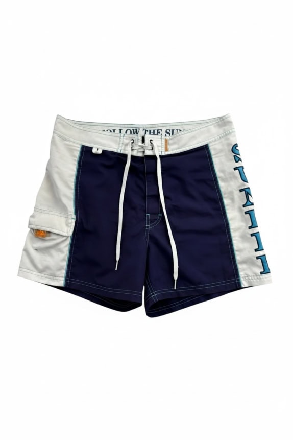 SUNDEK SWIM SHORTS MINIMAL WHITE ΑΝΤΡΙΚΟ PRE OWNED S
