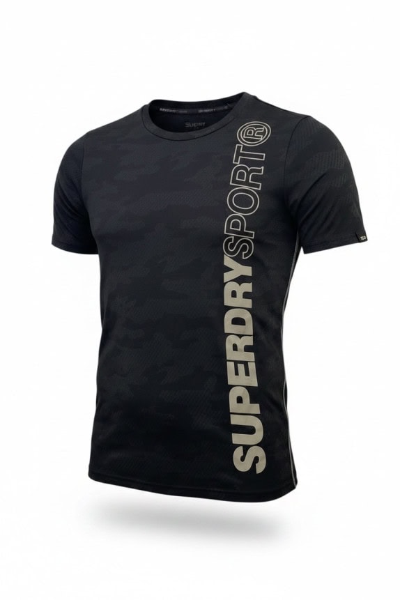 SUPERDRY T SHIRT GRAPHIC NERO UOMO PRE OWNED S