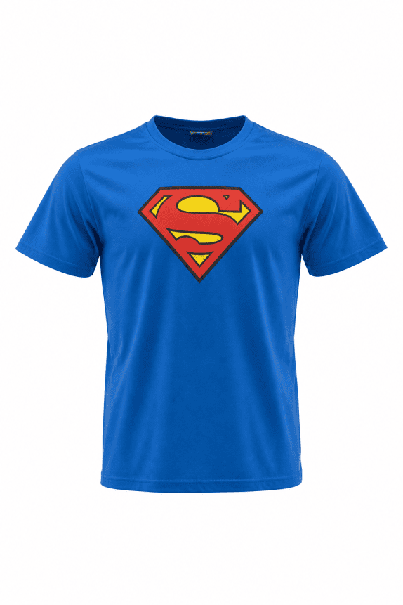 2000s SUPERMAN T SHIRT GRAPHIC BLUE ΑΝΤΡΙΚΟ PRE OWNED L
