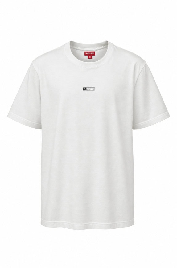 SUPREME T SHIRT MINIMAL WHITE ΑΝΤΡΙΚΟ PRE OWNED L