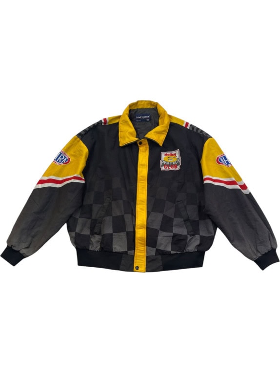 SWINGSTER ΜΠΟΥΦΑΝ RACING VINTAGE ΜΑΥΡΟ ΚΙΤΡΙΝΟ ΑΝΤΡΙΚΟ PRE OWNED XXL