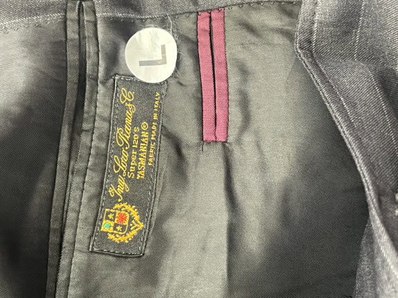 90s TAGLIATORE ΣΑΚΑΚΙ ΡΙΓΕ ΜΑΥΡΟ ΑΝΤΡΙΚΟ PRE OWNED L