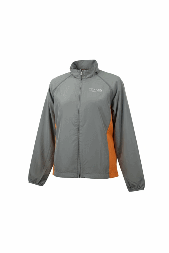 TAS Technical Wear Αντιανεμικό Μπουφάν Γκρι Πορτοκαλί Ανδρικό M