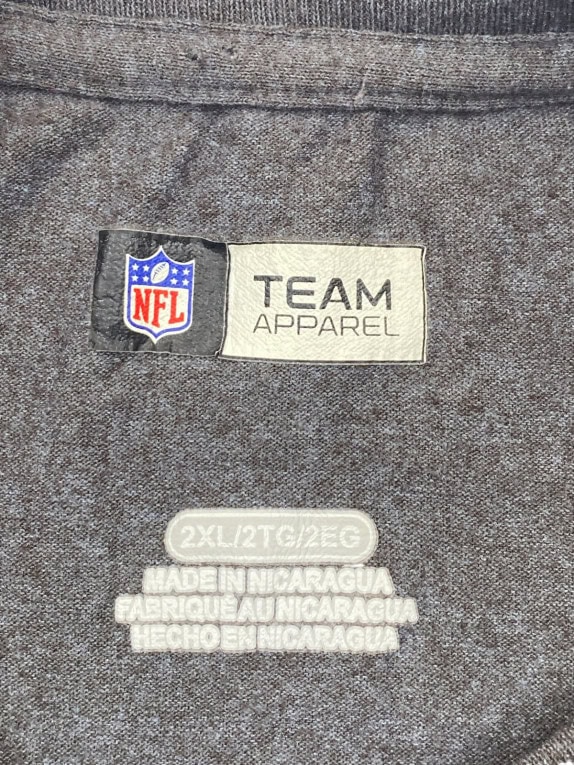 TEAM APPAREL GRAPHIC TEE MINIMAL ANTHRACITE ΑΝΤΡΙΚΟ PRE OWNED XXL
