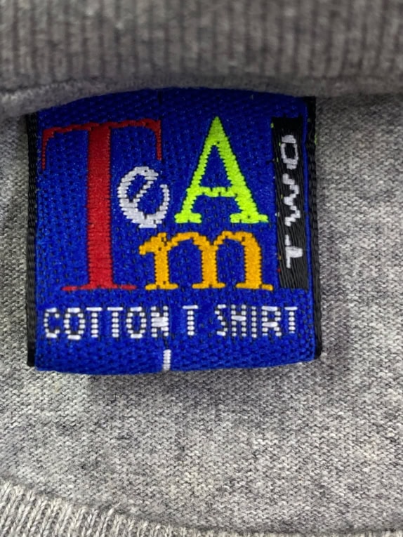 TEAM COTTON T-SHIRT THAILAND GRAPHIC ΓΚΡΙ UNISEX L