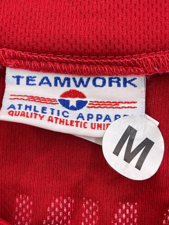 TEAMWORK ΦΟΥΛΑΡΙΣΤΟ ΜΠΕΙΖΜΠΟΛ ΠΟΥΚΑΜΙΣΟ ΑΘΛΗΤΙΚΟ ΚΟΚΚΙΝΟ ΑΝΔΡΙΚΟ PRE OWNED M