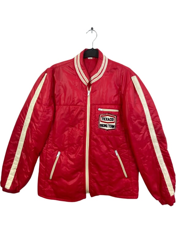 TEXACO RACING TEAM 80s BOMBER JACKET LOGO ΚΟΚΚΙΝΟ UNISEX M