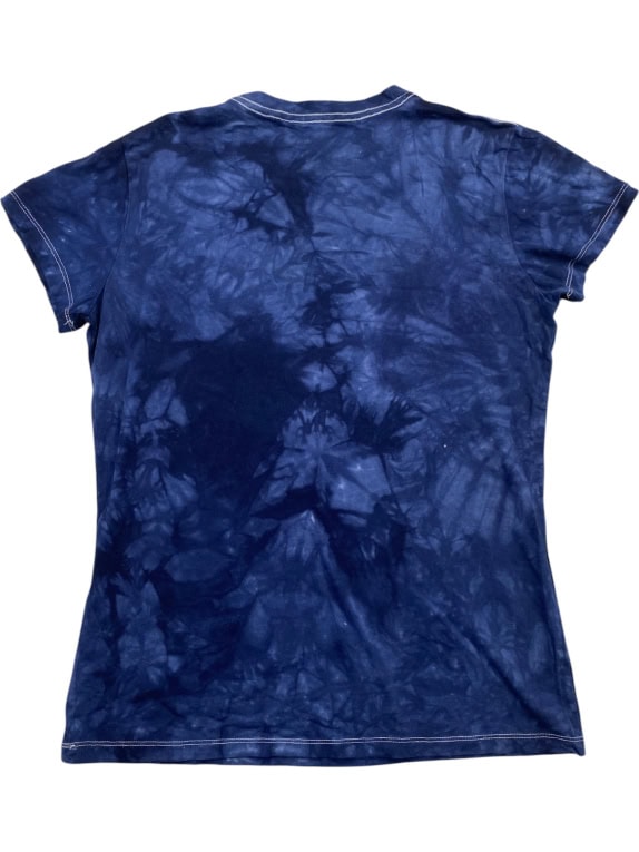 THE MOUNTAIN T-Shirt Tie-Dye Graphic Horse Print Μπλε Γυναικείο L