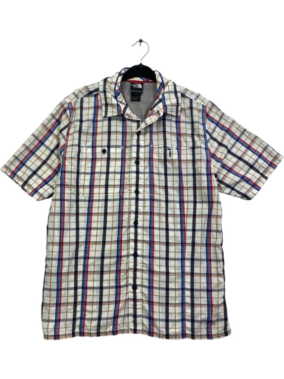 THE NORTH FACE ΑΝΔΡΙΚΟ ΚΟΝΤΟΜΑΝΙΚΟ ΠΟΥΚΑΜΙΣΟ CHECK PATTERN OUTDOOR MULTICOLOR L