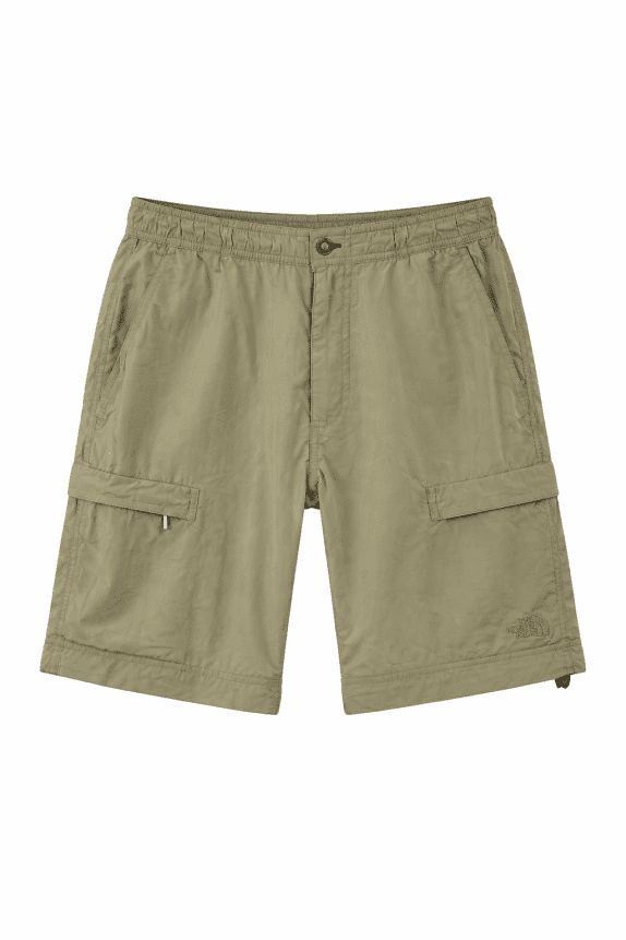 THE NORTH FACE CARGO SHORTS UTILITY KHAKI MEN PRE OWNED M