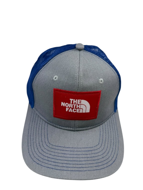 THE NORTH FACE Cappello trucker con patch logo grigio blu unisex taglia unica