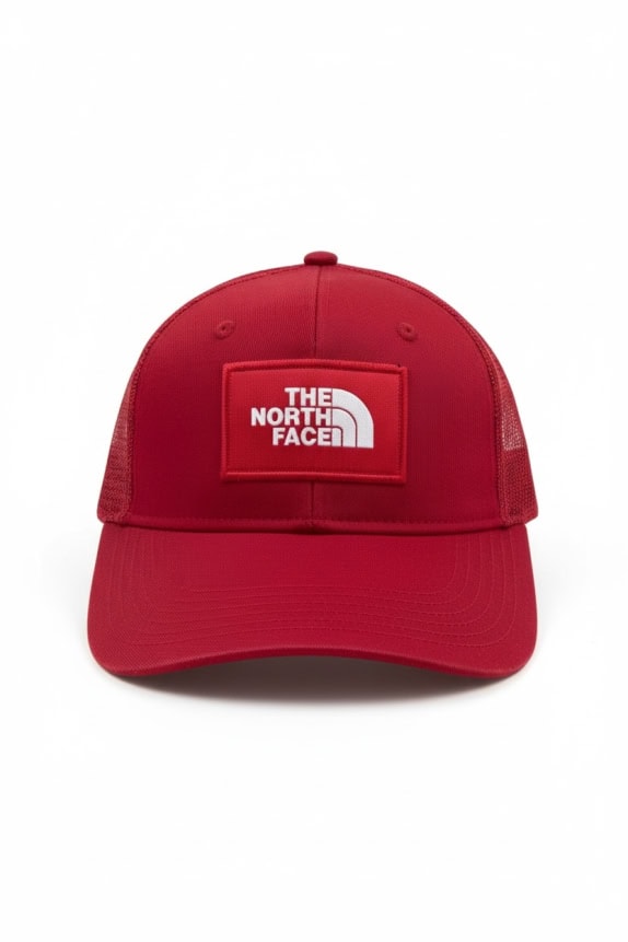 THE NORTH FACE cappello trucker con toppa logo rosso unisex taglia unica