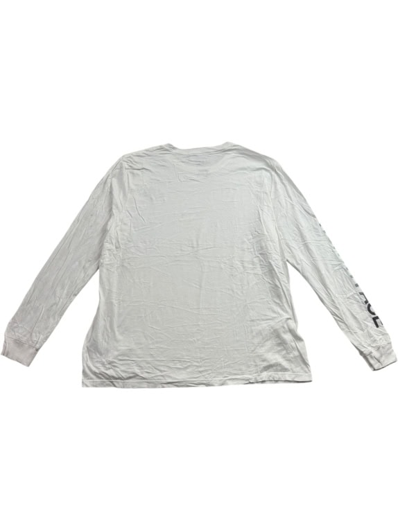 THE NORTH FACE ΜΠΛΟΥΖΑ ΜΑΚΡΥΜΑΝΙΚΗ LOGO WHITE UNISEX XL