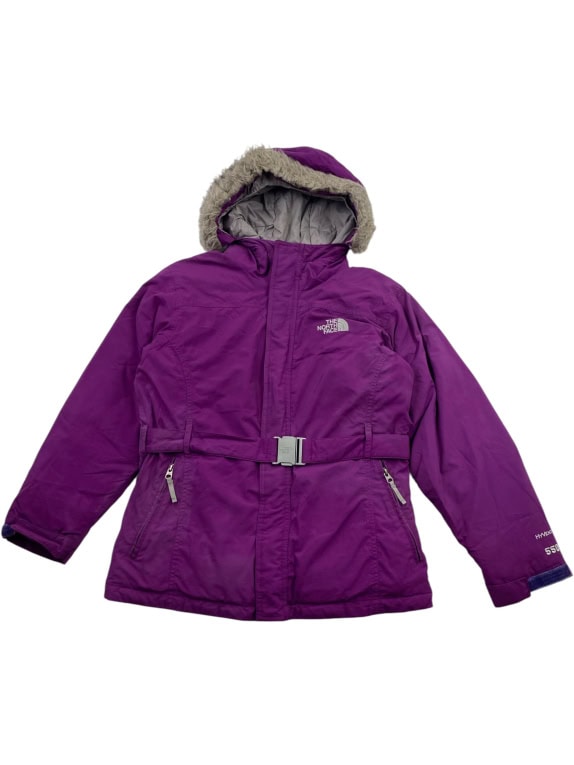 The North Face Outdoor Parka Jacket Hooded Logo Purple Women’s S/M