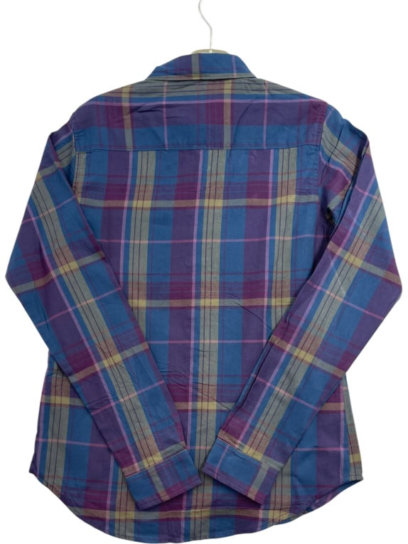 THE NORTH FACE ΠΟΥΚΑΜΙΣΟ CLASSIC ΚΑΡΟ ΜΠΛΕ ΓΥΝΑΙΚΕΙΟ PRE OWNED S