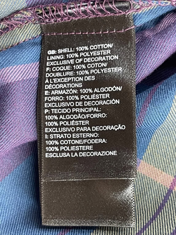 THE NORTH FACE ΠΟΥΚΑΜΙΣΟ CLASSIC ΚΑΡΟ ΜΠΛΕ ΓΥΝΑΙΚΕΙΟ PRE OWNED S