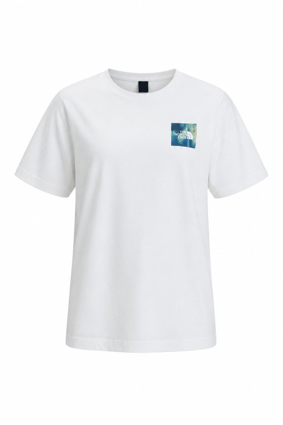 THE NORTH FACE T SHIRT MINIMAL GRAPHIC ΛΕΥΚΟ ΑΝΤΡΙΚΟ PRE OWNED XL
