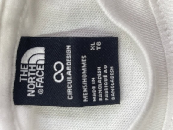 THE NORTH FACE T SHIRT MINIMAL GRAPHIC ΛΕΥΚΟ ΑΝΤΡΙΚΟ PRE OWNED XL