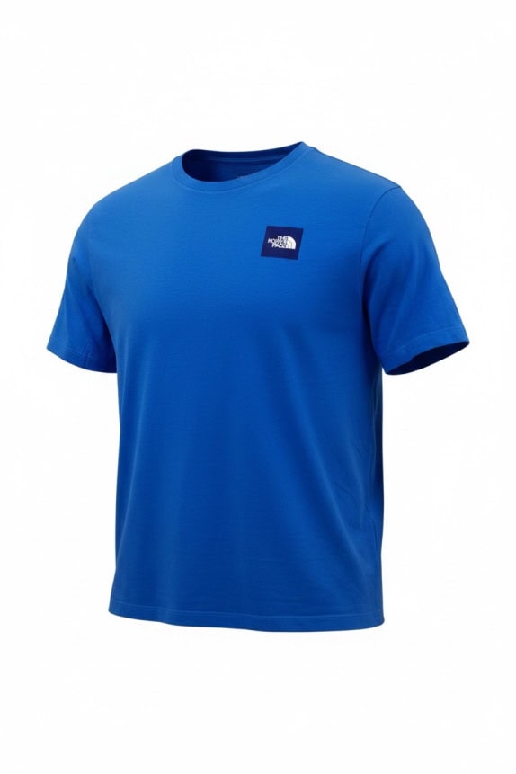THE NORTH FACE T SHIRT MINIMAL BLUE MENS PRE OWNED XL