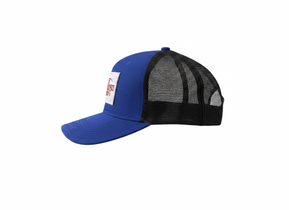 THE NORTH FACE TRUCKER CAP GRAPHIC BLU UNISEX PRE OWNED