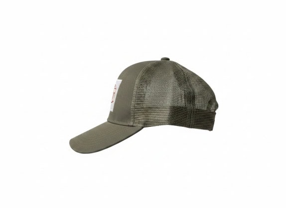 THE NORTH FACE TRUCKER CAP MINIMAL OLIVE UNISEX PRE OWNED
