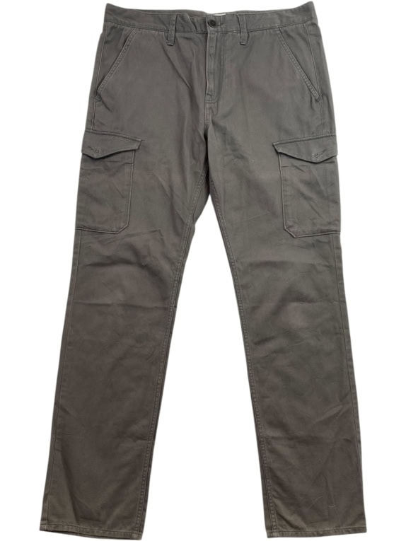 TIMBERLAND CARGO PANTS WORKWEAR CHARCOAL MENS PRE OWNED L