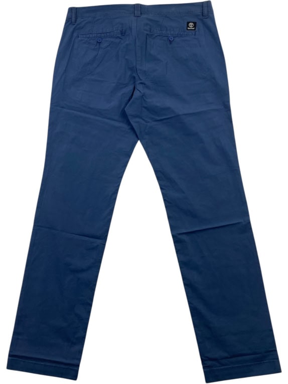 Timberland Chino Παντελόνι Casual Logo Μπλε Ανδρικό XL