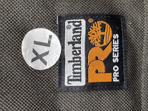 TIMBERLAND FLEECE TOP HALF ZIP CHARCOAL MENS PRE OWNED XL