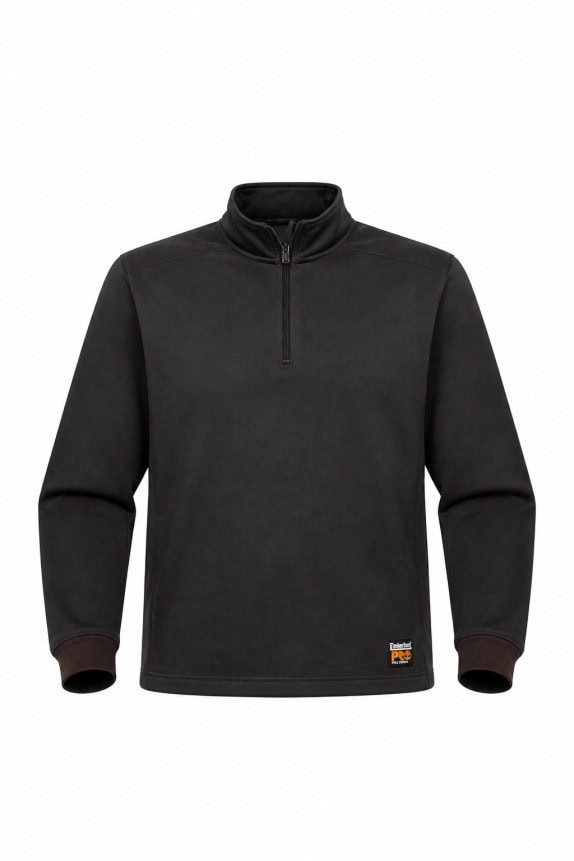 TIMBERLAND FLEECE TOP HALF ZIP CHARCOAL MENS PRE OWNED XL