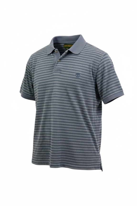 Timberland Polo Μπλούζα Ριγέ Γαλάζια Ανδρική M