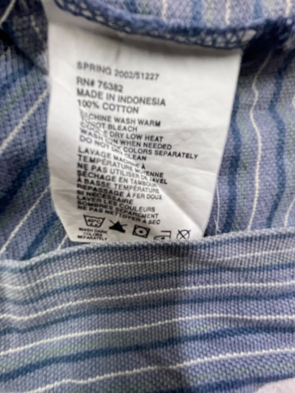 Timberland Polo Μπλούζα Ριγέ Γαλάζια Ανδρική M