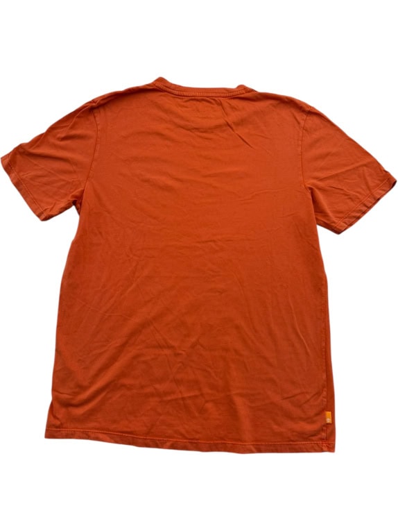 TIMBERLAND T-Shirt REGULAR FIT Κεντημένο Logo Πορτοκαλί Ανδρικό MEDIUM