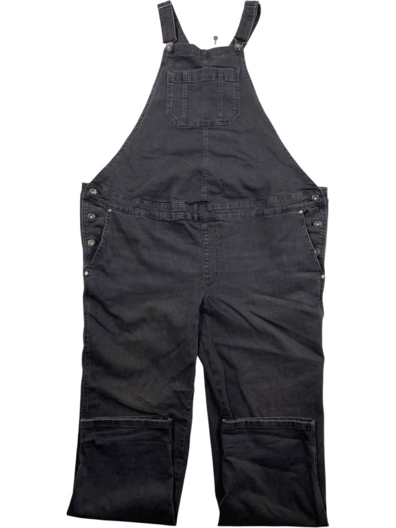 Time and Tru Σαλοπέτα Denim Casual Λογότυπο Μαύρο Γυναικείο XL