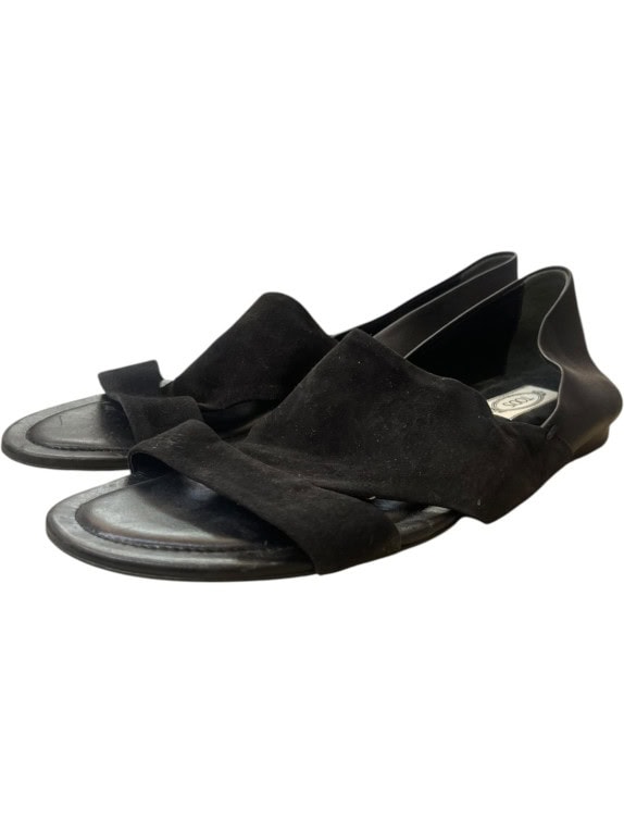 TODS ΣΑΝΔΑΛΙΑ MINIMAL ΜΑΥΡΟ ΓΥΝΑΙΚΕΙΟ PRE OWNED EU 38.5