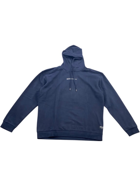 Tom Tailor Denim Felpa con cappuccio Basic Fit Navy da uomo XXL