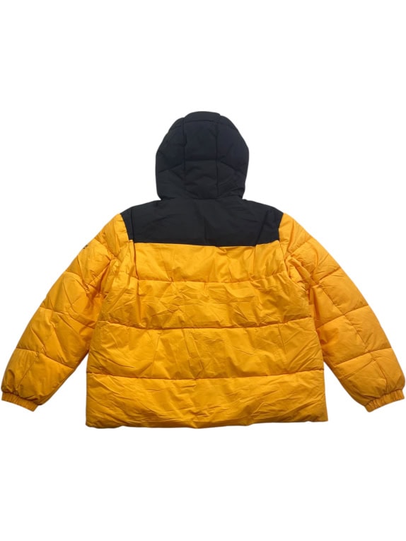 TOM TAILOR DENIM Giacca Puffer Casual con Cappuccio Giallo Nero da Uomo XXL