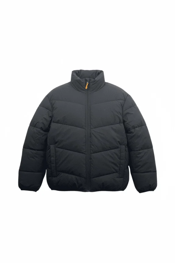 TOM TAILOR DENIM Μπουφάν Puffer Casual Logo Μαύρο Unisex XXL