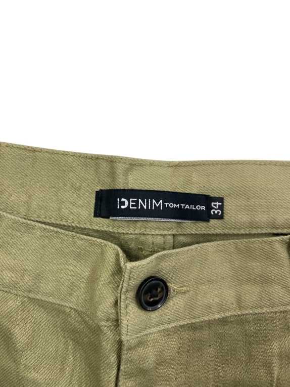 Tom Tailor Denim Χακί Παντελόνι Chino Ανδρικό Μέγεθος 34