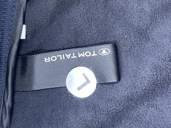 TOM TAILOR ΜΠΟΥΦΑΝ ΜΕ ΚΟΥΚΟΥΛΑ ΜΠΛΕ ΑΝΤΡΙΚΟ PRE OWNED L