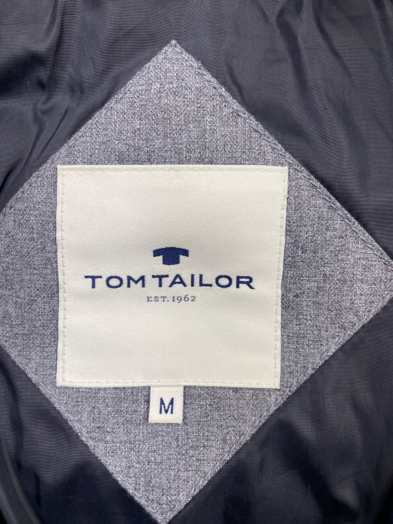 TOM TAILOR ΜΠΟΥΦΑΝ PADDED ΜΠΛΕ ΑΝΔΡΙΚΟ M