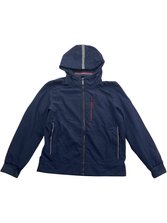 Tom Tailor Μπουφάν Softshell Casual Hooded Μπλε Ανδρικό XL
