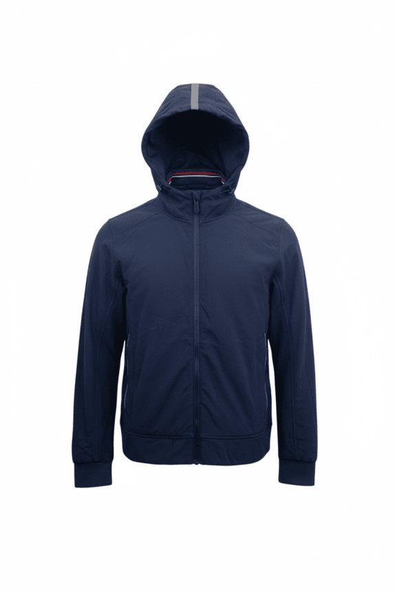 Tom Tailor Μπουφάν Softshell Casual Hooded Μπλε Ανδρικό XL
