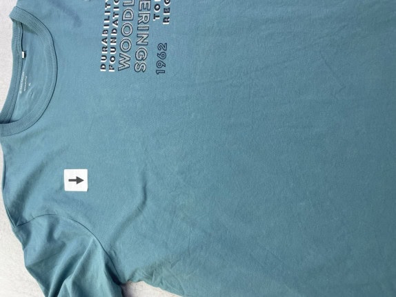 TOM TAILOR T SHIRT GRAPHIC ΠΕΤΡΟΛ ΑΝΤΡΙΚΟ PRE OWNED XL
