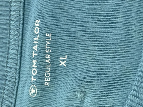 TOM TAILOR T SHIRT GRAPHIC ΠΕΤΡΟΛ ΑΝΤΡΙΚΟ PRE OWNED XL
