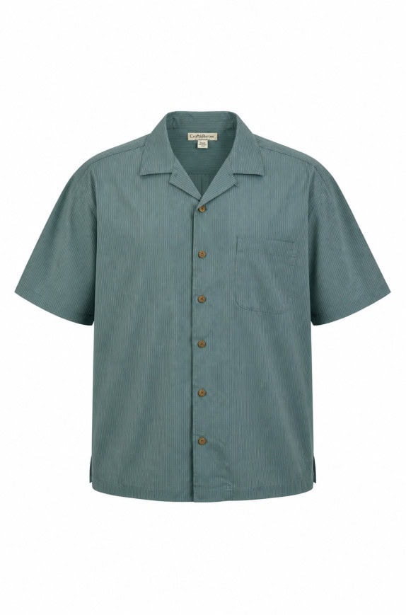 TOMMY BAHAMA ΠΟΥΚΑΜΙΣΟ ΓΡΑΜΜΩΤΟ ΜΠΛΕ ΑΝΤΡΙΚΟ PRE OWNED